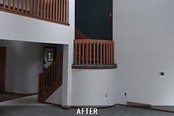 Interior home painting after