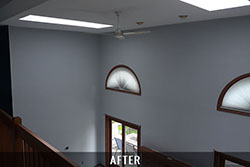 Interior home painting after