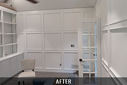 Interior home painting after