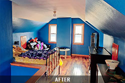 Interior home painting after