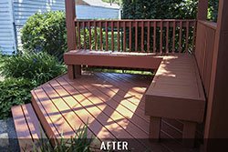 Deck refinishing after