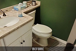 Bathroom Renovation before